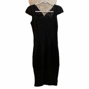 Zara black lace dress sz XS